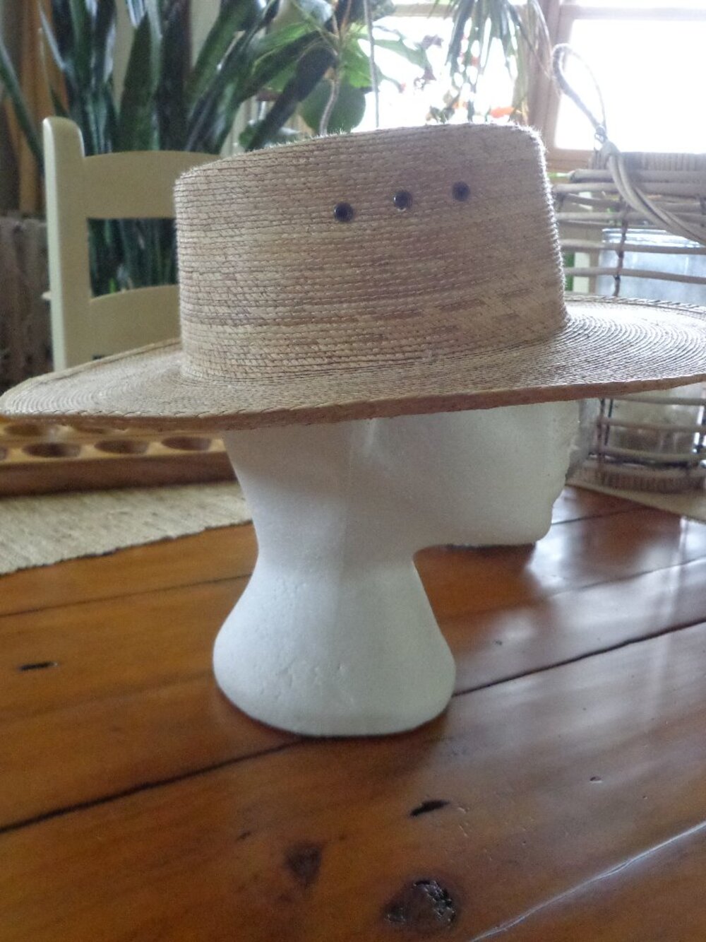 FIRM NEW Terrain Outback Palm Leaf Woven Sun Hat NO OFFERS ACCEPTED!!!! - Picture 4 of 11